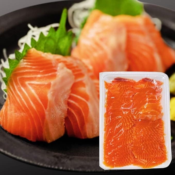 サーモンの刺身