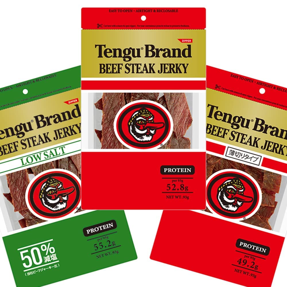 テングブランド　コーンスナック　ビーフジャーキー味