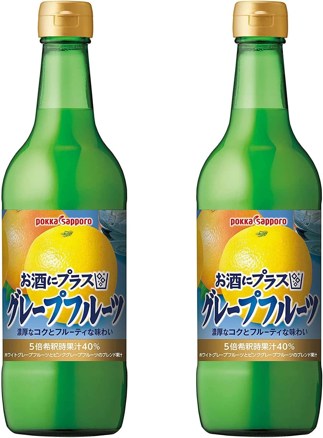 お酒にプラス　グレープフルーツ