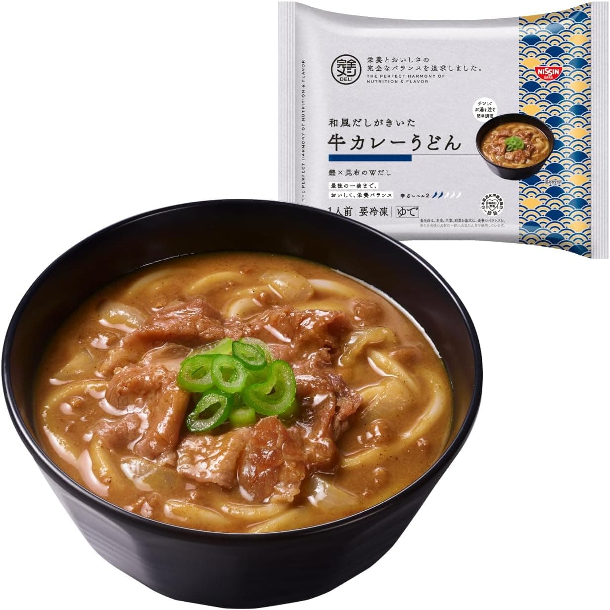 完全メシDELI 和風だしがきいた牛カレーうどん