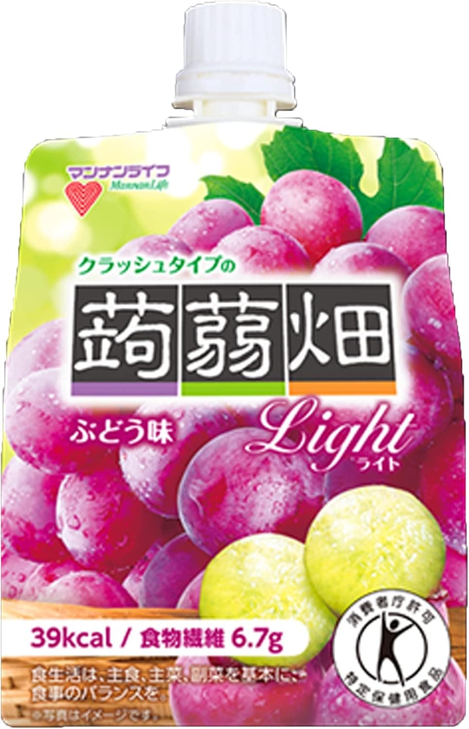 クラッシュタイプの蒟蒻畑 ぶどう味 Light