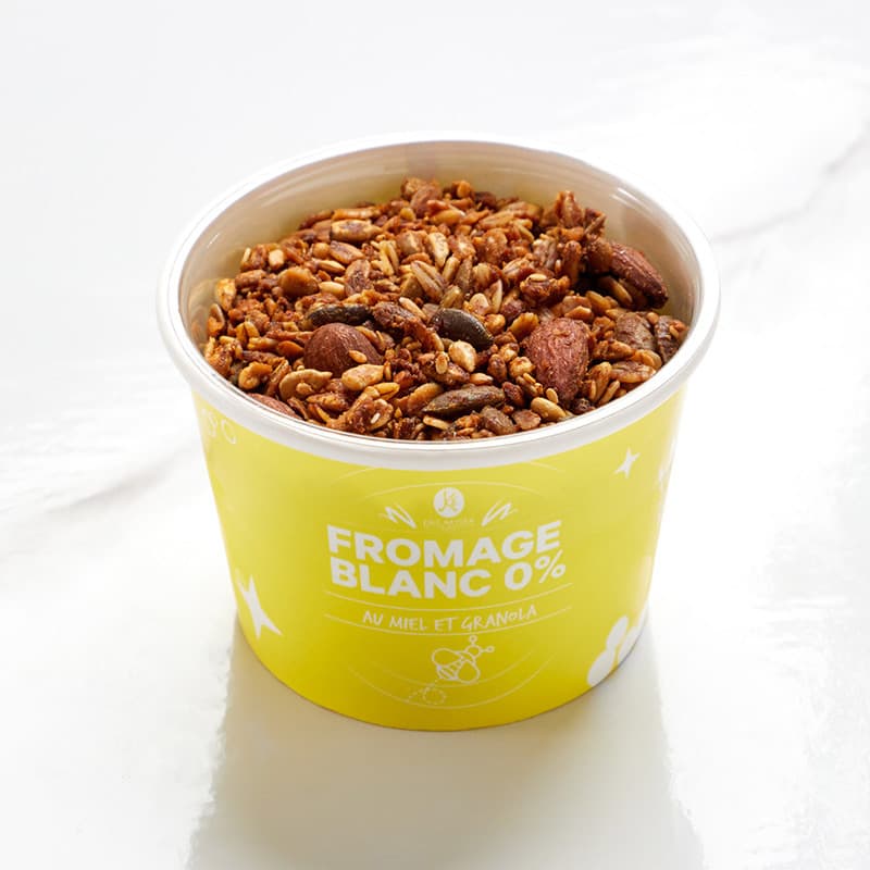 Fromage blanc miel muesli