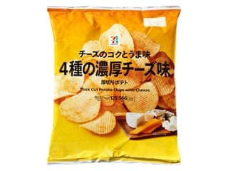 厚切りポテト　チーズとコクとうま味　　4種の濃厚チーズ味