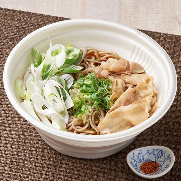 ねぎたっぷり豚肉そば