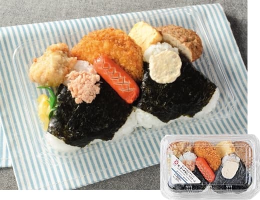 おにぎりとおかずセット