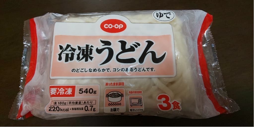 冷凍うどん小玉