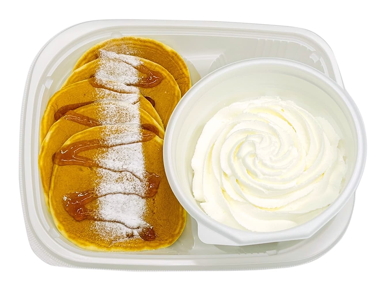 北海道牛乳のたっぷりホイップパンケーキ