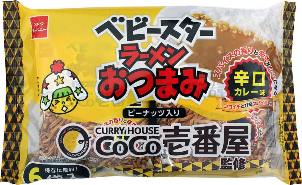 ベビースターラーメンおつまみ　辛口カレー味　CoCo壱番屋監修