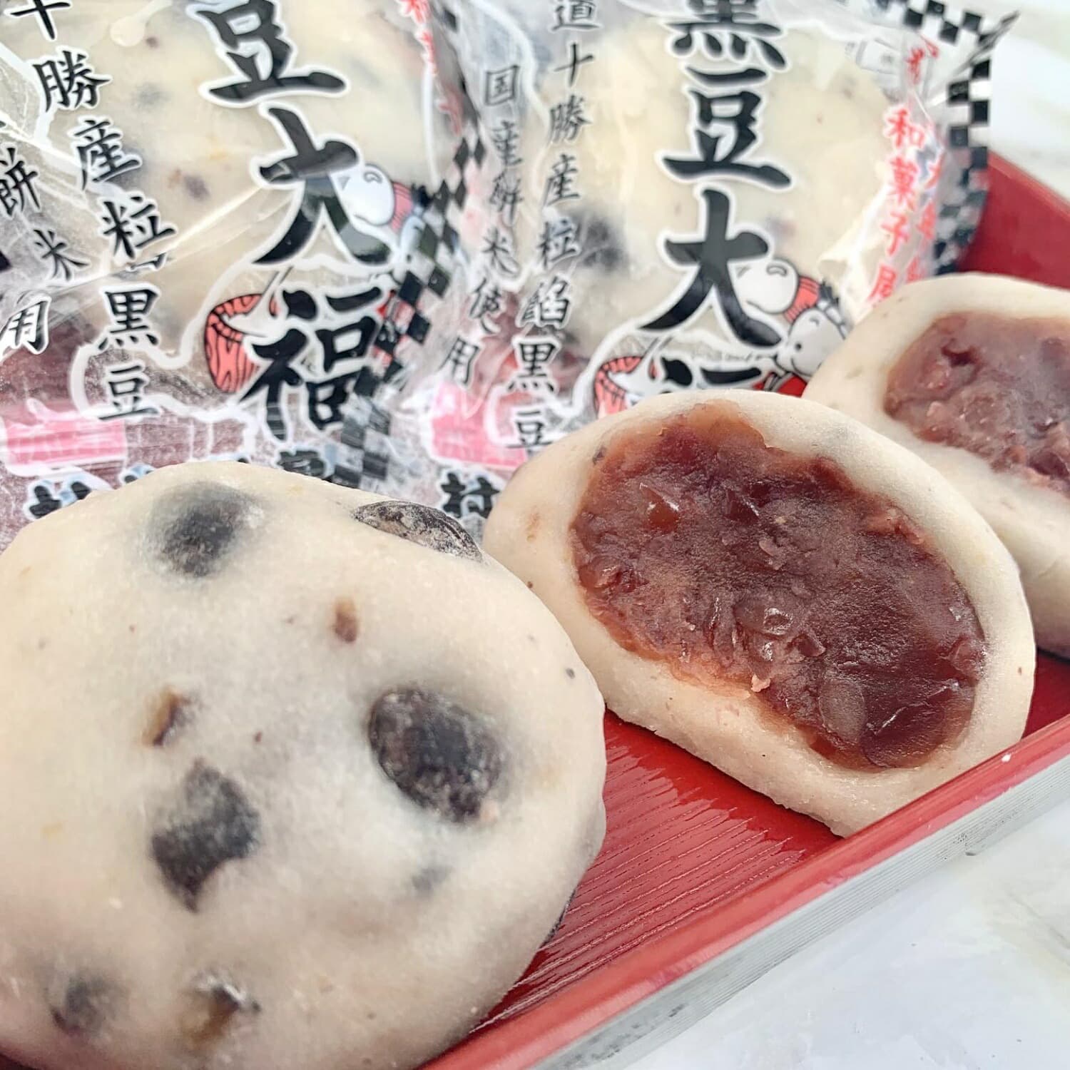 豆大福　粒あん