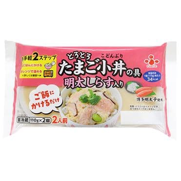 たまご小丼　明太子しらす