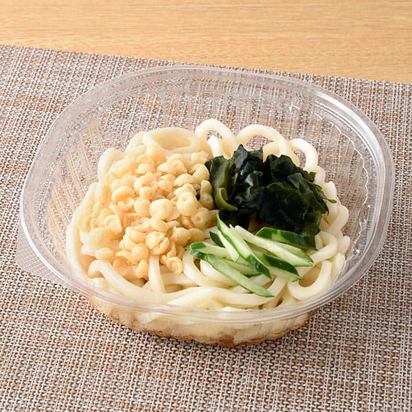 【中国・四国】国産小麦の小麦粉使用　三種具材の冷しうどん