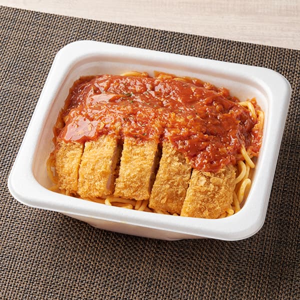 【北海道】太麺！トンカツ&amp;ミートソーススパゲティ