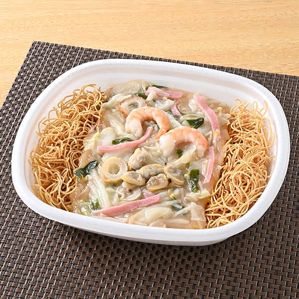 【九州】海老と野菜の皿うどん