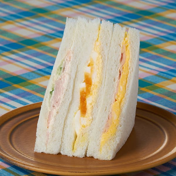 ゆでたまご&amp;ハムミックスサンド
