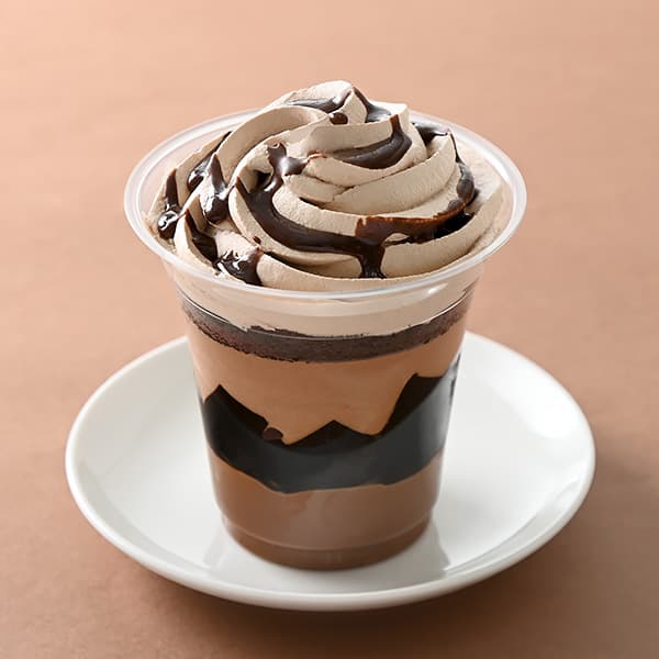 チョコレートパフェ（コーヒーゼリー入り）