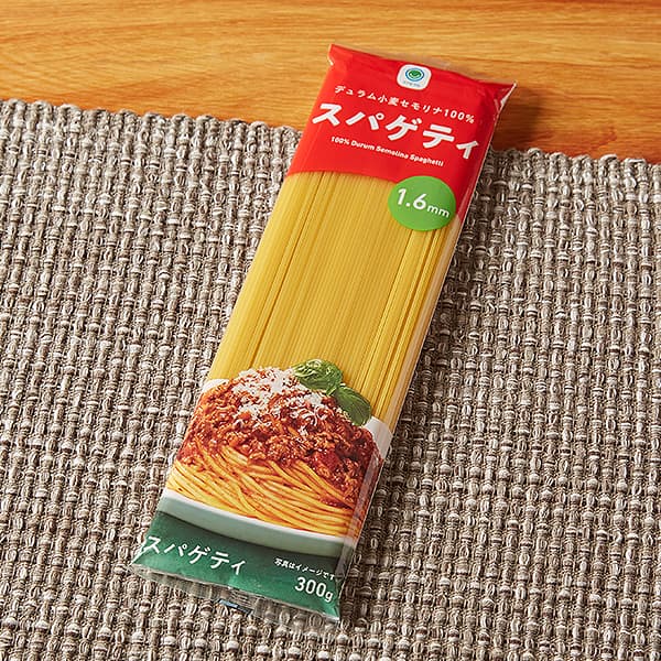 デュラム小麦セモリナ100%スパゲティ　1.6mm