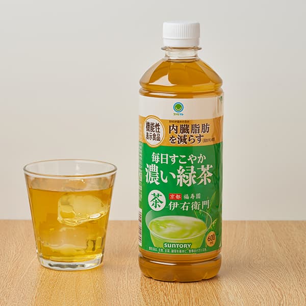 伊右衛門　毎日すこやか濃い緑茶　600ml