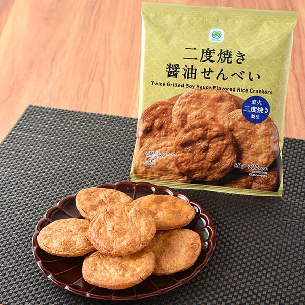 2度焼き醤油せんべい