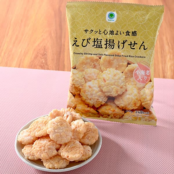サクッと心地よい食感えび塩揚げせん