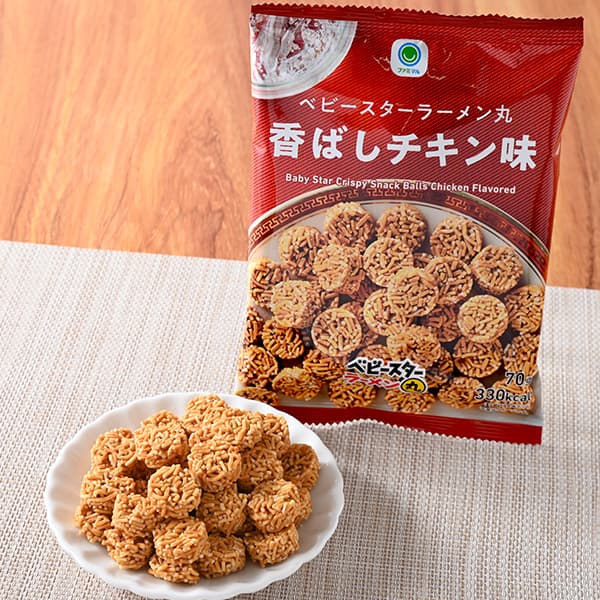 ベビースターラーメン丸香ばしチキン味