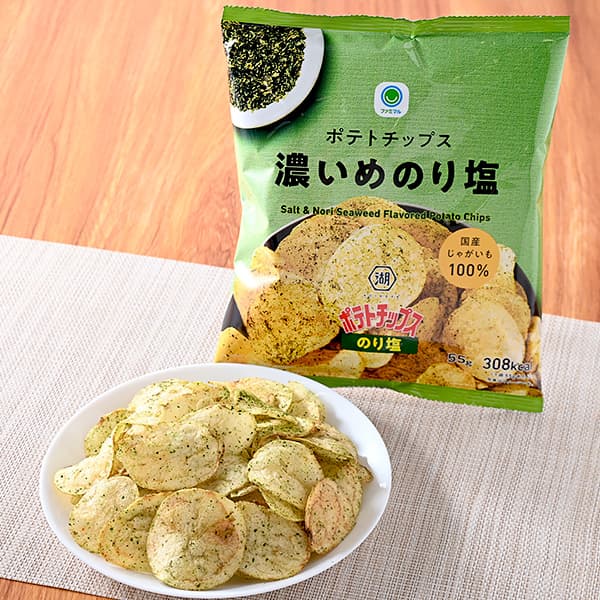 ファミマル ポテトチップ 濃いめのり塩