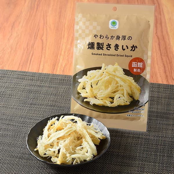 やわらか身厚の燻製さきいか