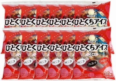 ひとくちアイス　バニラ