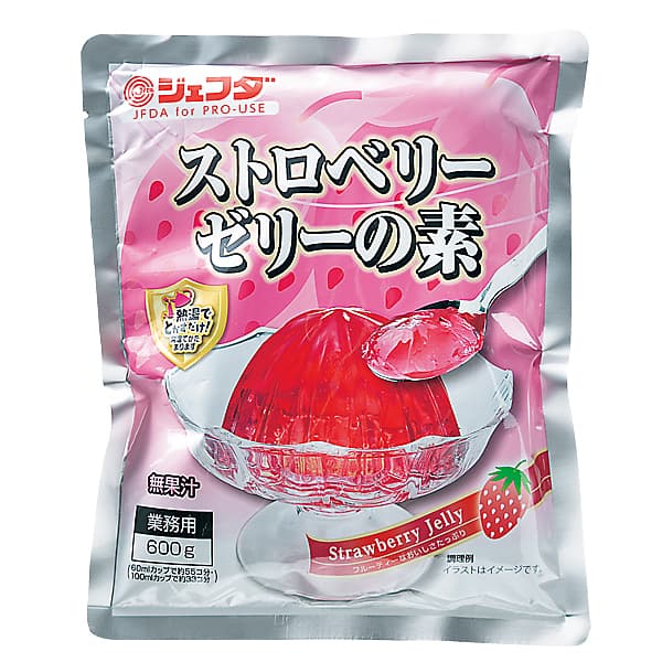 Strawberry fruit jelly