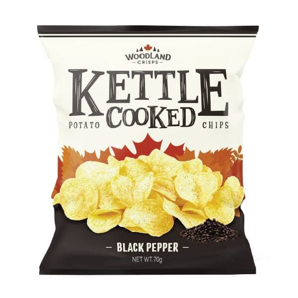 Kettle Cooked Potato Chips - Black Pepper