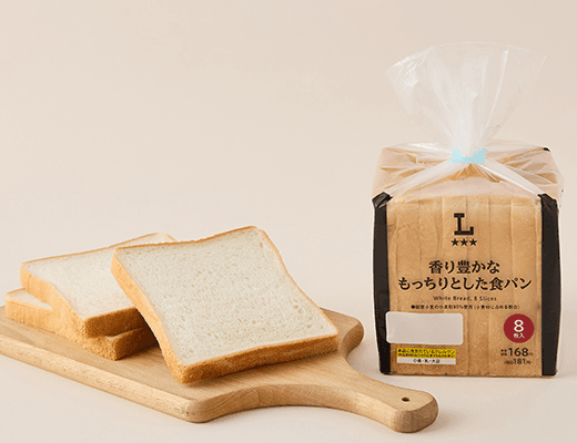 香り豊かなもっちりとした食パン８枚切り