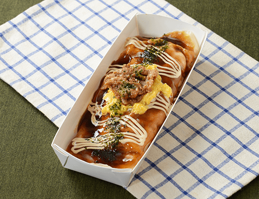 １/2日分の野菜が摂れる玉子乗せキャベツ包み焼
