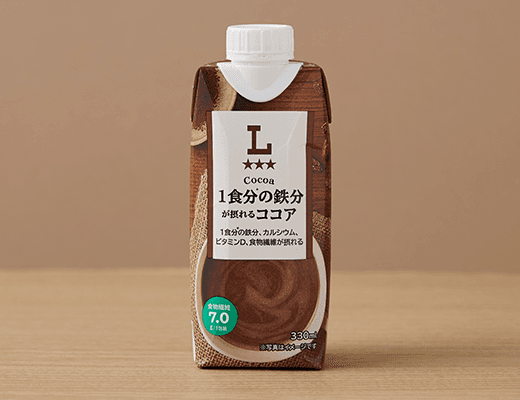 1食分の鉄分が摂れる　ココア