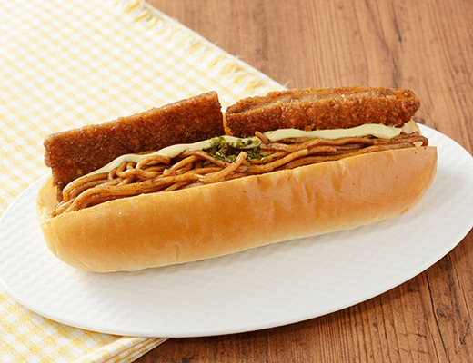 具！パン　3種盛り　焼きそば・ハムカツ・コロッケ