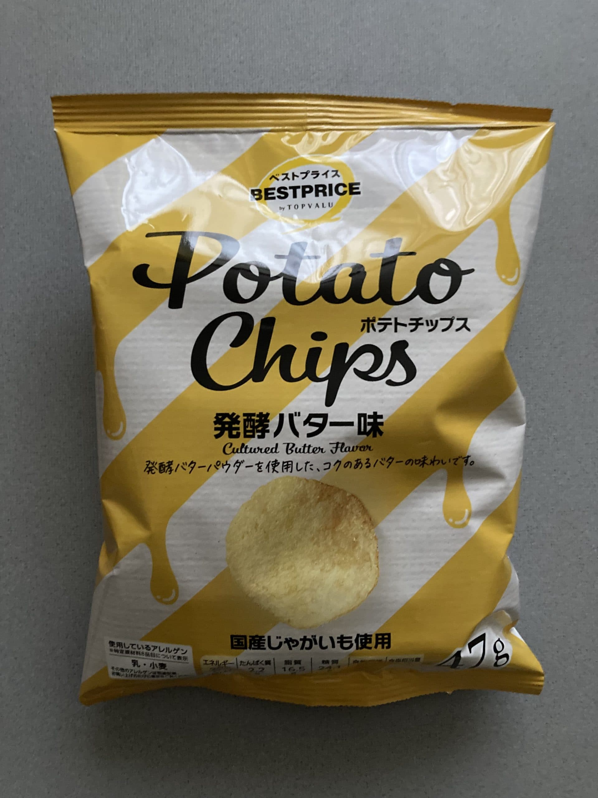 ポテトチップス発酵バター