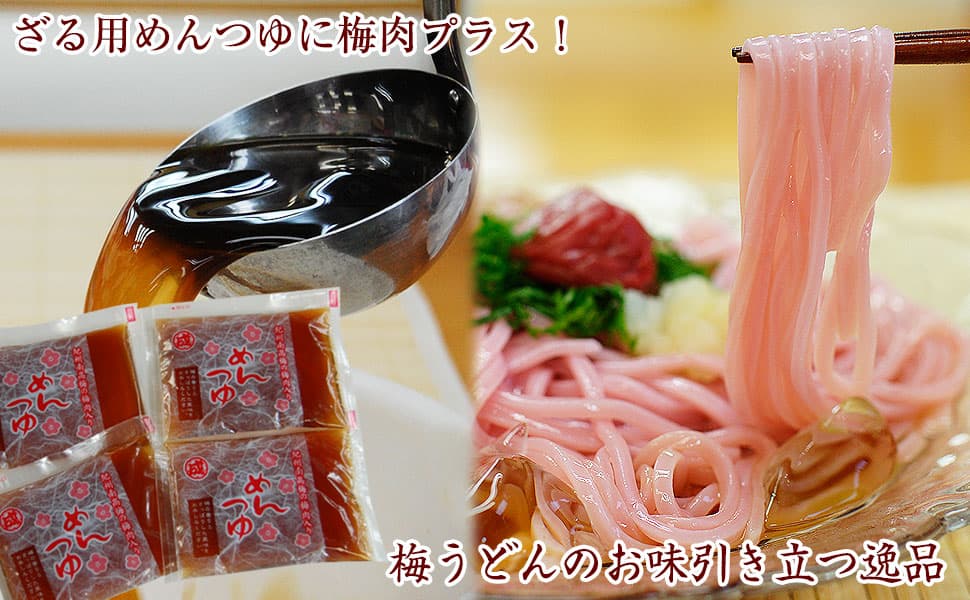 鶏と梅のぶっかけうどん