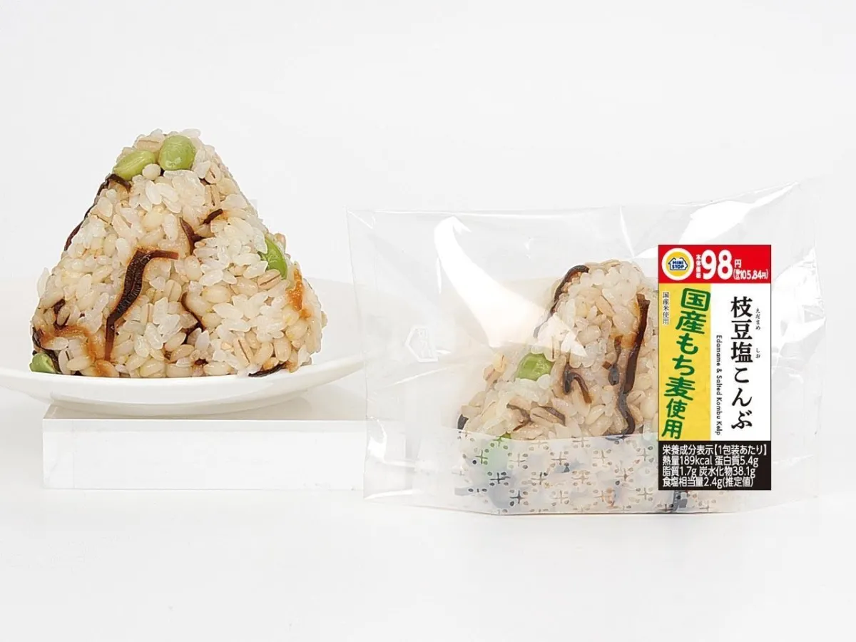 枝豆塩昆布おにぎり